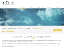 Tablet Screenshot of cvfirst.com